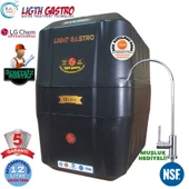 LİGHT GASTRO SİYAH MONTAJ DAHİL 12 LİTRE 7 FİLTRE 14 AŞAMA SU ARITMA CİHAZI thumbnail 1
