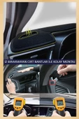 Volkswagen Golf 5 2003-2009 İçin Uygun Torpido Koruma Halısı Siyah Kenar Renk Siyah - 3