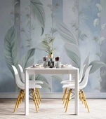 Soft Tüy Çizim Desenli Duvar Kağıdı - 5