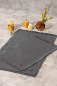 COTTON BOX 5120-CB PASPAS SETI BATH RUG ANTRASIT 75X125+60X90 - 1