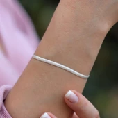 Çift Taraflı İtalyan Zincir Bileklik thumbnail 1