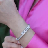 Zirkon Taşlı Sarmal Kelepçe thumbnail 1