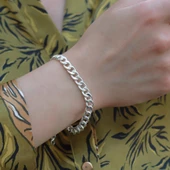 Gurmet Model Gümüş Zincir Bileklik thumbnail 3