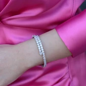 Zirkon Taşlı Sarmal Kelepçe thumbnail 2