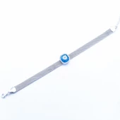 Opal Taşlı Hasır Gümüş Bileklik thumbnail 2