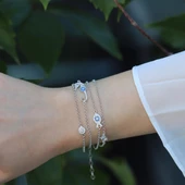 Apm Modeli Figürlü Gümüş Bileklik thumbnail 2