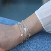 Apm Modeli Figürlü Gümüş Bileklik thumbnail 1