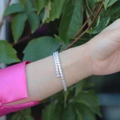 Zirkon Taşlı Sarmal Kelepçe thumbnail 3