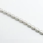 Mini Taş Detaylı Su Yolu Sky Diamond Gümüş Bileklik thumbnail 2