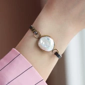 Barok İnci Otantik Gümüş Kelepçe thumbnail 3