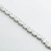 Elips Su Yolu Sky Diamond Gümüş Bileklik thumbnail 5