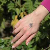 Zirkon Taşlı Osmanlı Tuğrası 925 Ayar Gümüş Şahmeran thumbnail 3