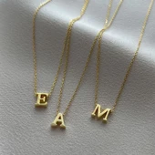 Mini Harf Gümüş Kolye thumbnail 1