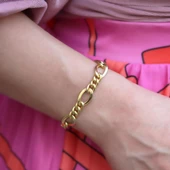 Gurmet Modeli Gold Kaplama Zincir Bileklik thumbnail 3