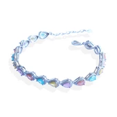 Rainbow Zirkon Damla Taşlı Gümüş Bileklik thumbnail 3