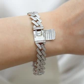 Fizyon Gurmet Taşlı Gümüş Bileklik thumbnail 5