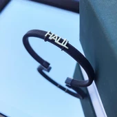 Kişiye Özel İsimli Gümüş Erkek Bilekliliği thumbnail 4