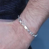 Gemici Modeli Gümüş Erkek Bileklik thumbnail 3