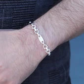 Gemici Modeli Gümüş Erkek Bileklik thumbnail 1