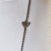 Balta Ve Kalkan Figürlü Zirkon Taşlı Gümüş Erkek Kolyesi - 3