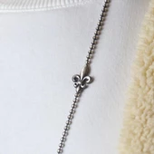 Kılıç Ve Mühür Figürlü Zirkon Taşlı Erkek Gümüş Kolye thumbnail 2