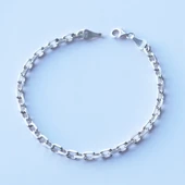 Traşlı Forsa Gümüş Erkek Bilekliği thumbnail 3