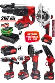 RETOOLS 6'LI SET KIRMIZI (DAİRE TESTERE+DAL BUDAMA) - 1