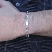 Gemici Modeli Gümüş Erkek Bileklik thumbnail 2