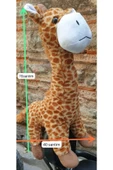 60 Cm Kaliteli Peluş Zürafa thumbnail 4