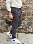 Gd Goldoremi Erkek Slim Fit Beli Lastikli İpli Fermuarlı Likralı Ascoli Kumaş Rahat Jogger - 9