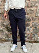 Gd Goldoremi Erkek Slim Fit Beli Lastikli İpli Fermuarlı Likralı Ascoli Kumaş Rahat Jogger - 3