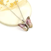 Paslanmaz Çelik Kadın Kolye - Kelebek Kolye KLY-636 thumbnail 2