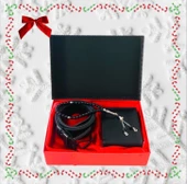 Erkek Hediye Set Siyah Cüzdan- Kemer -Kişiye Özel Harfli Tesbih - 1