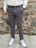 Gd Goldoremi Erkek Slim Fit Beli Lastikli İpli Fermuarlı Likralı Ascoli Kumaş Rahat Jogger - 7