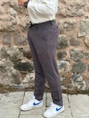 Gd Goldoremi Erkek Slim Fit Beli Lastikli İpli Fermuarlı Likralı Ascoli Kumaş Rahat Jogger - 6