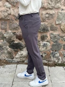 Gd Goldoremi Erkek Slim Fit Beli Lastikli İpli Fermuarlı Likralı Ascoli Kumaş Rahat Jogger - 8