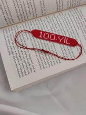 El Yapımı Kum Boncuk 100.yıl Bileklik - 6