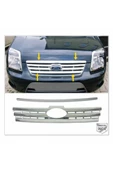 Ford Connect Krom Ön Panjur 2 Paça. 2009-2014 Paslanmaz Çelik - 4