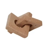 Evdema Vitale Polyester Taba Soyut Dekor 17.4*18.5*11.5 cm AK.ID0142 - 1