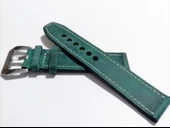 Fado& Fosil  Uyumlu &Her Saate Uyumlu greyzi  Deri Saat Kordonu 22  mm  (63 )Yeşil thumbnail 1