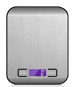 WellHise 2012 5kg Mutfak Tartısı Pilli Işıklı Ekran Hassas Terazi, Otomatik Ayar ve Tara, Dijital Terazi, 6 ölçü birimi - 1