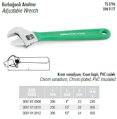 Elta Kurbağacık 10" İngiliz Anahtarı Kurbacık Anahtar 250 mm thumbnail 5