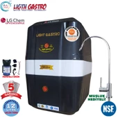 LİGHT GASTRO SİYAH BEYAZ POMPALI 12 LİTRE 7 FİLTRE 14 AŞAMA SU ARITMA CİHAZI thumbnail 1