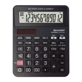 Sharp EL-CC12D 12 Hane İşlem Kontrollü Masaüstü Hesap Makinesi thumbnail 1