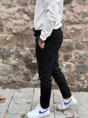Gd Goldoremi 6649 Erkek Likralı Slim Fit Beli Lastikli İpli Çelik Kumaş Rahat Jogger - 4