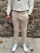 Gd Goldoremi 6649 Erkek Likralı Slim Fit Beli Lastikli İpli Çelik Kumaş Rahat Jogger - 20