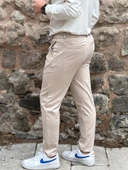 Gd Goldoremi 6649 Erkek Likralı Slim Fit Beli Lastikli İpli Çelik Kumaş Rahat Jogger - 23