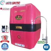 LİGHT GASTRO KIRMIZI SİYAH POMPALI 12 LİTRE 7 FİLTRE 14 AŞAMA SU ARITMA CİHAZI thumbnail 1