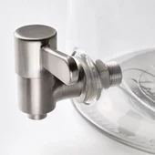 SUMUHOME 365+ SEBİL MUSLUKLU SÜRAHİ CAM BAMBU KAPAKLI 4 LT - 3