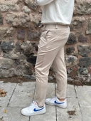 Gd Goldoremi 6649 Erkek Likralı Slim Fit Beli Lastikli İpli Çelik Kumaş Rahat Jogger - 21